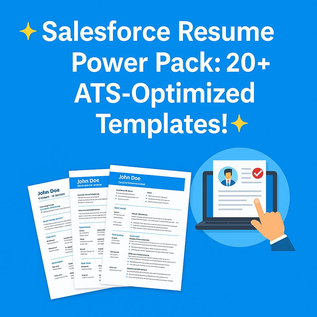 Salesforce Resume Templates That Work – Beat ATS & Impress Recruiters!