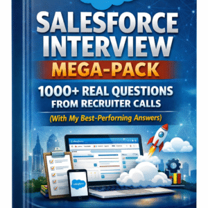 Salesforce Interview Mega-Pack: 1000+ Real Questions from Recruiter Calls (With My Best-Performing Answers)