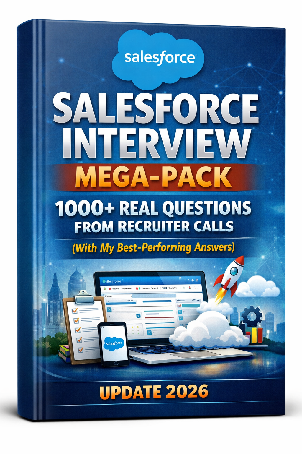 Salesforce Interview Mega-Pack: 1000+ Real Questions from Recruiter Calls (With My Best-Performing Answers)