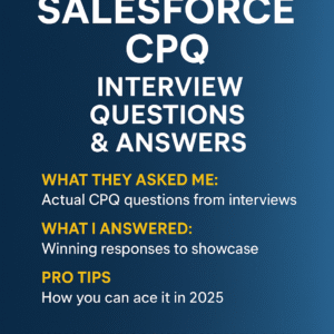 What They Asked Me in CPQ Interviews β 100 Questions & Winning Answers