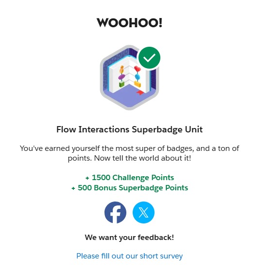 Flow Interactions Superbadge Unit
