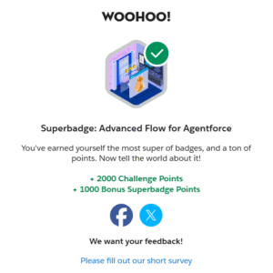 Superbadge: Advanced Flow for Agentforce