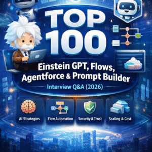 Salesforce AI Mastery Pack – 100 Real Interview Q&A on Einstein GPT, Flows, Agentforce & Prompt Builder (2026 Edition)
