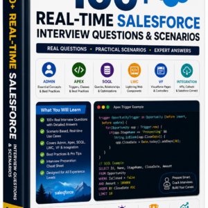 100+ Real-Time Salesforce Interview Questions & Scenarios (2026 Edition) – Admin, Apex, SOQL, LWC, VF, Integration