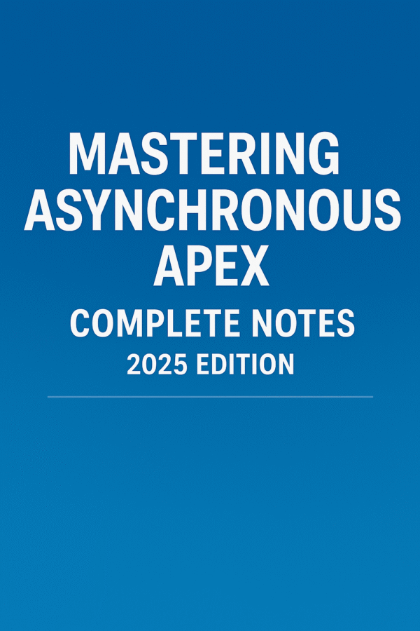 Mastering Asynchronous Apex – Complete Notes 2025 Edition