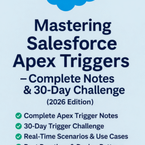 Mastering Salesforce Apex Triggers – Complete Notes & 30-Day Challenge (2026 Edition)