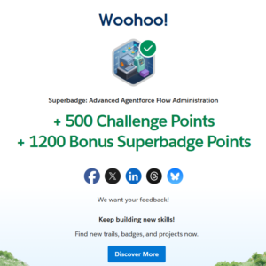 Superbadge: Advanced Agentforce Flow Administration