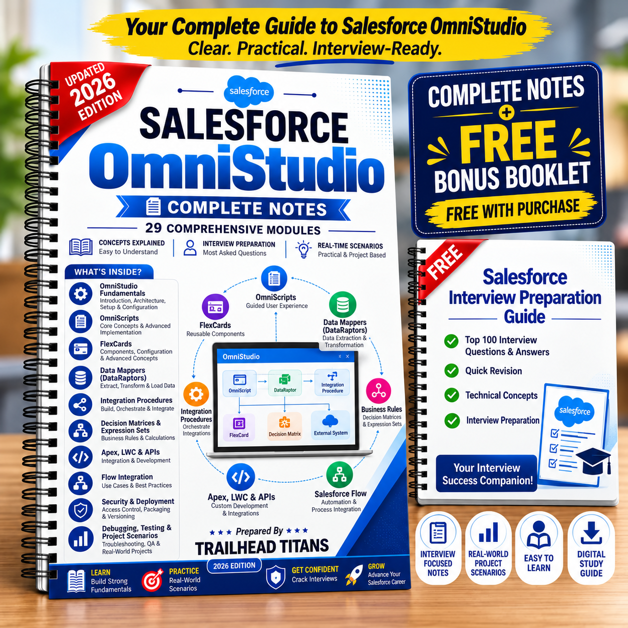 Salesforce OmniStudio Complete Master Guide – Updated 2026 Edition | Premium Printed Book